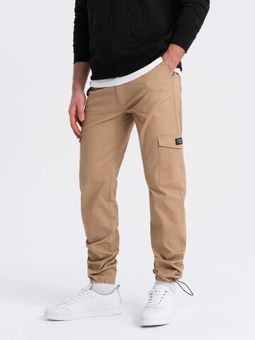 Ombre Regular Trousers in Brown: front
