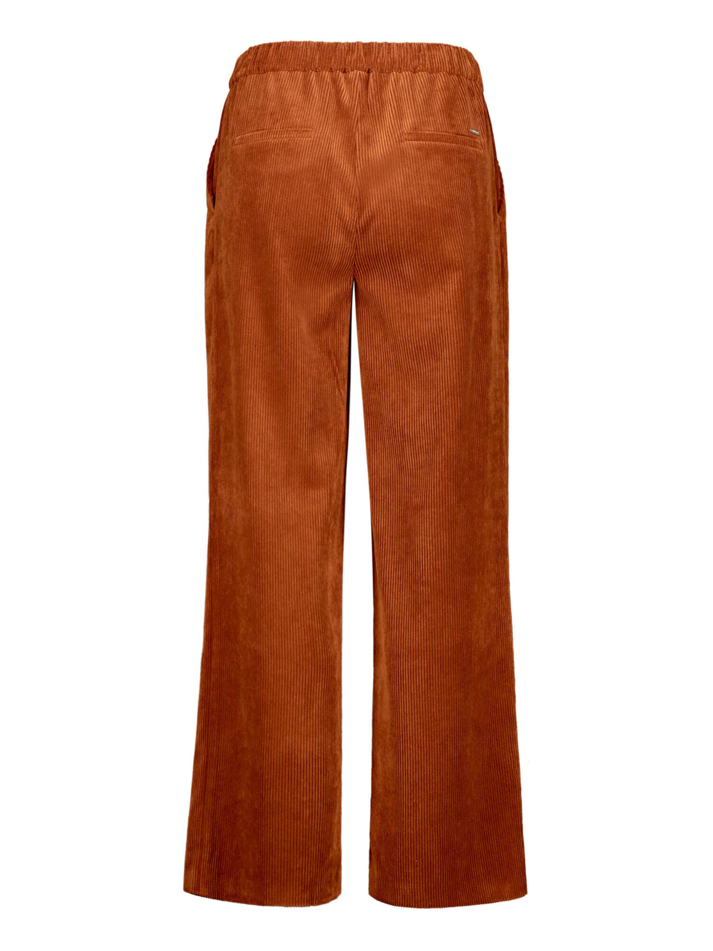 Coupe slim Pantalon Betty & Co en marron