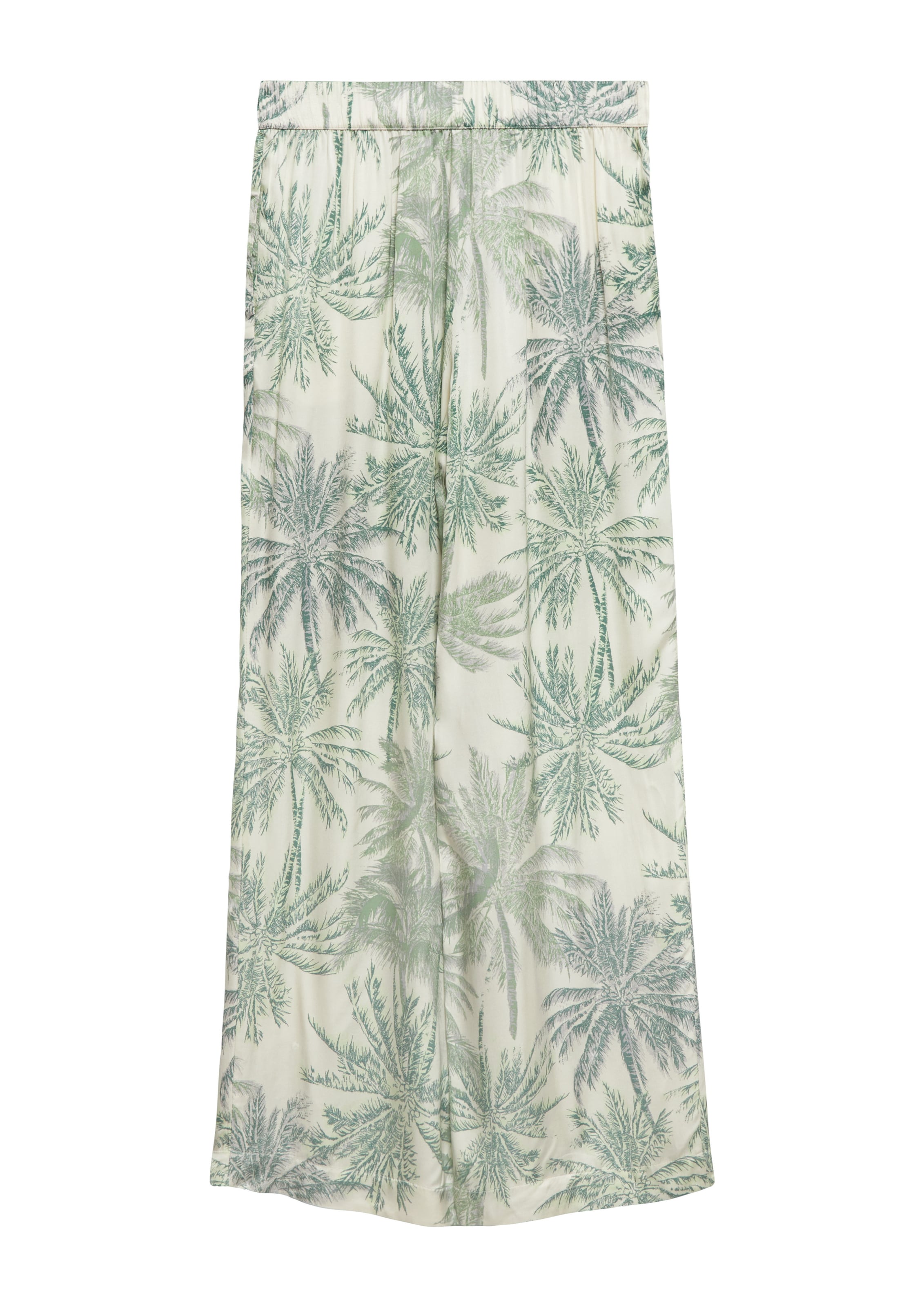 Wide Leg Pantalon s.Oliver BLACK LABEL en beige : devant