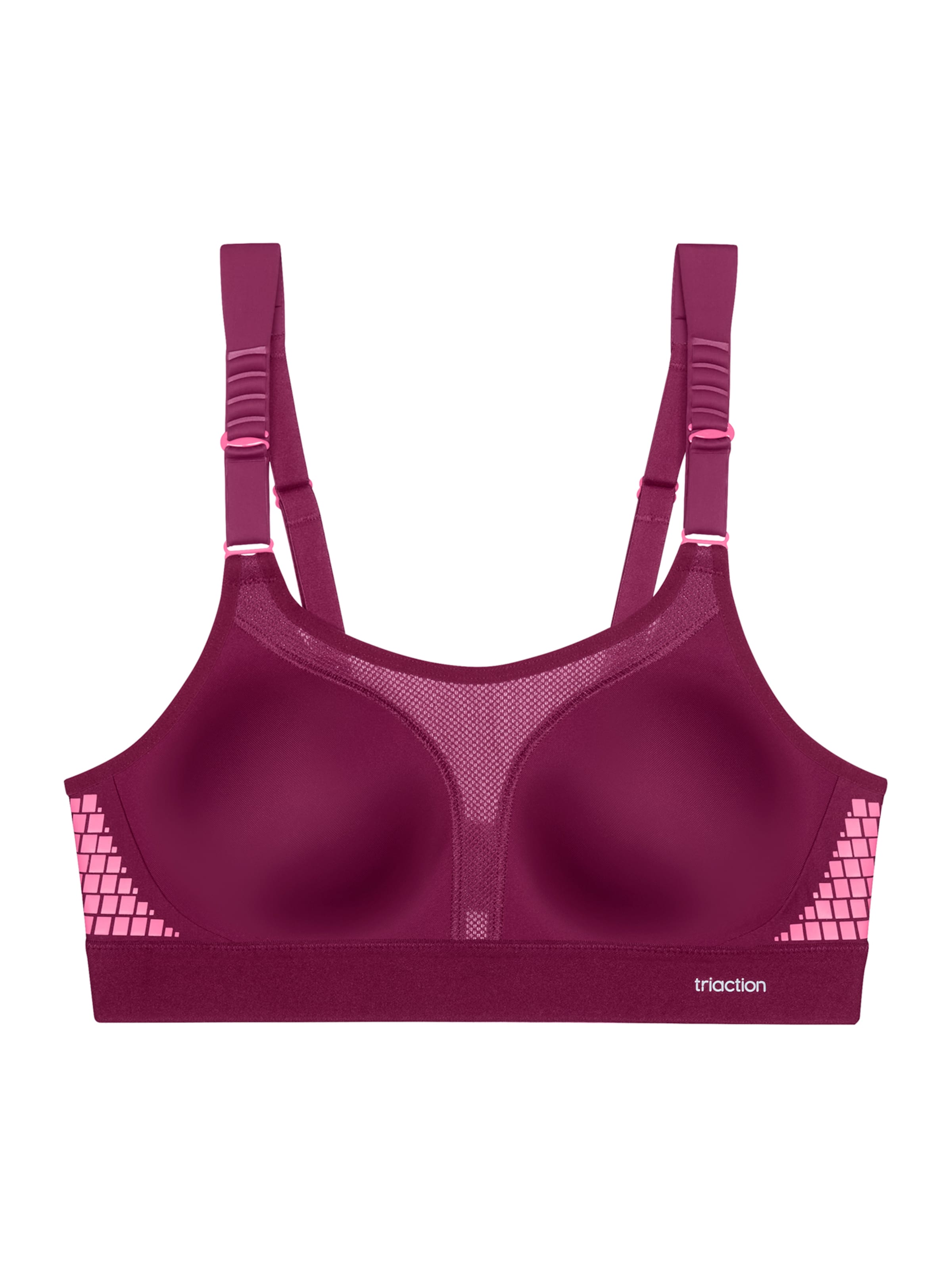 Triumph Triaction Bralette Sports bra ' Triaction Extreme Lite ' in Red: front