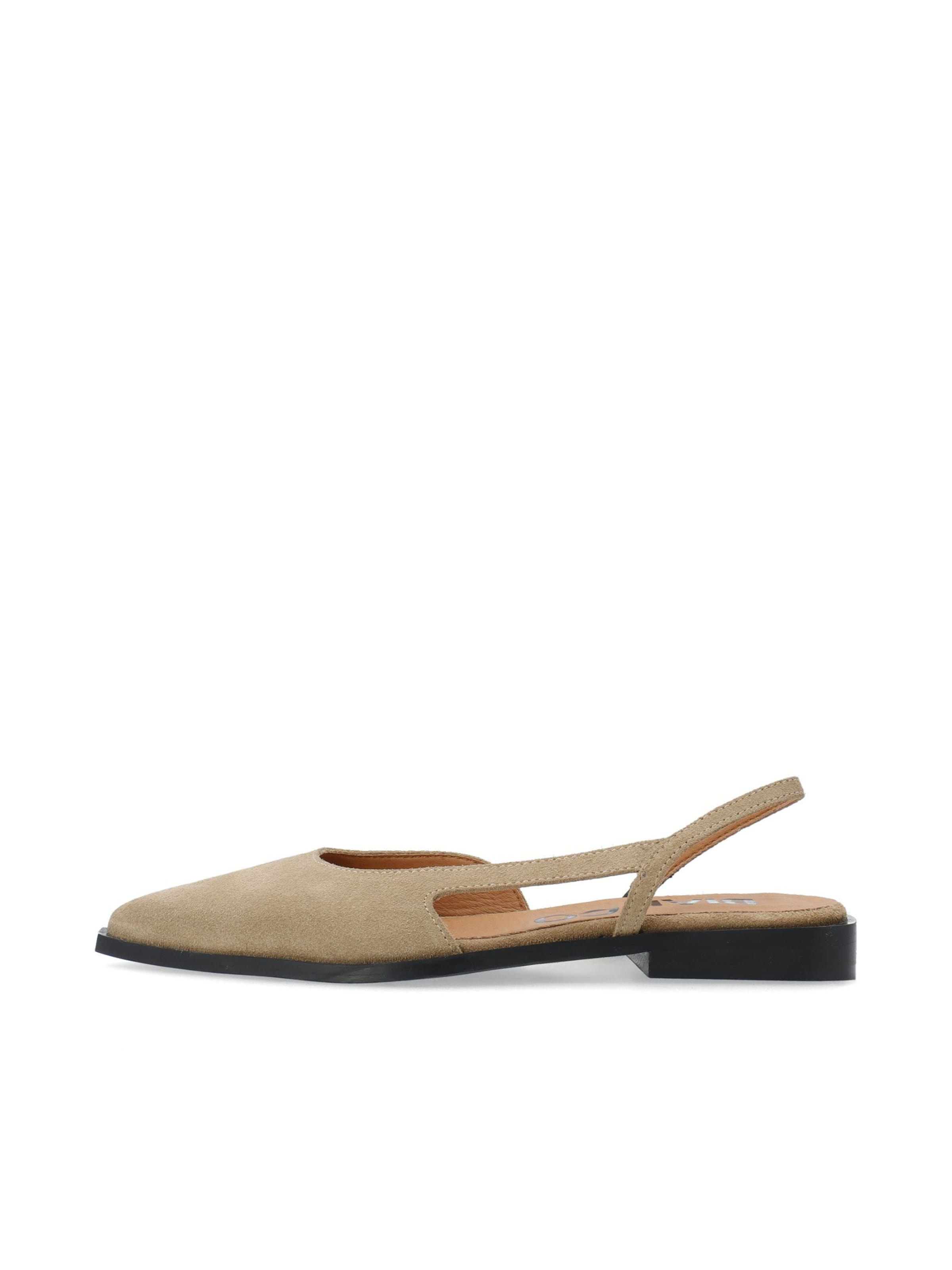 Bianco - Bailarina 'Victoria' en beige: frente