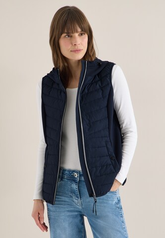 CECIL Vest in Blue: front