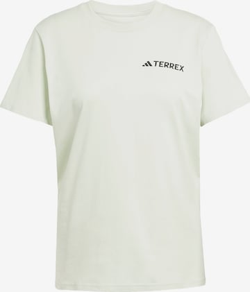 T-shirt fonctionnel ADIDAS TERREX en vert : devant