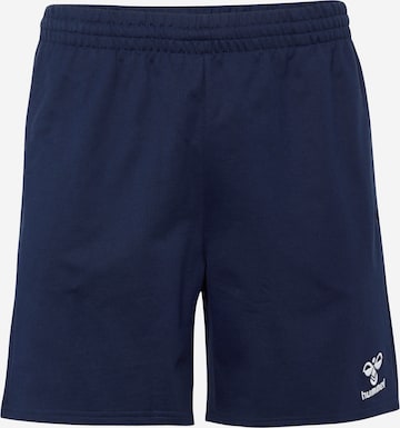 Hummel - Regular Calças de desporto 'GO 2.0' em azul: frente