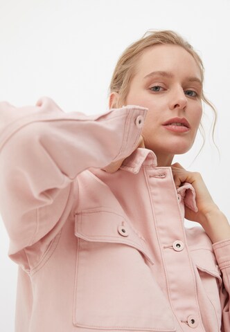 Finn Flare Between-season jacket 'Denim' in Pink