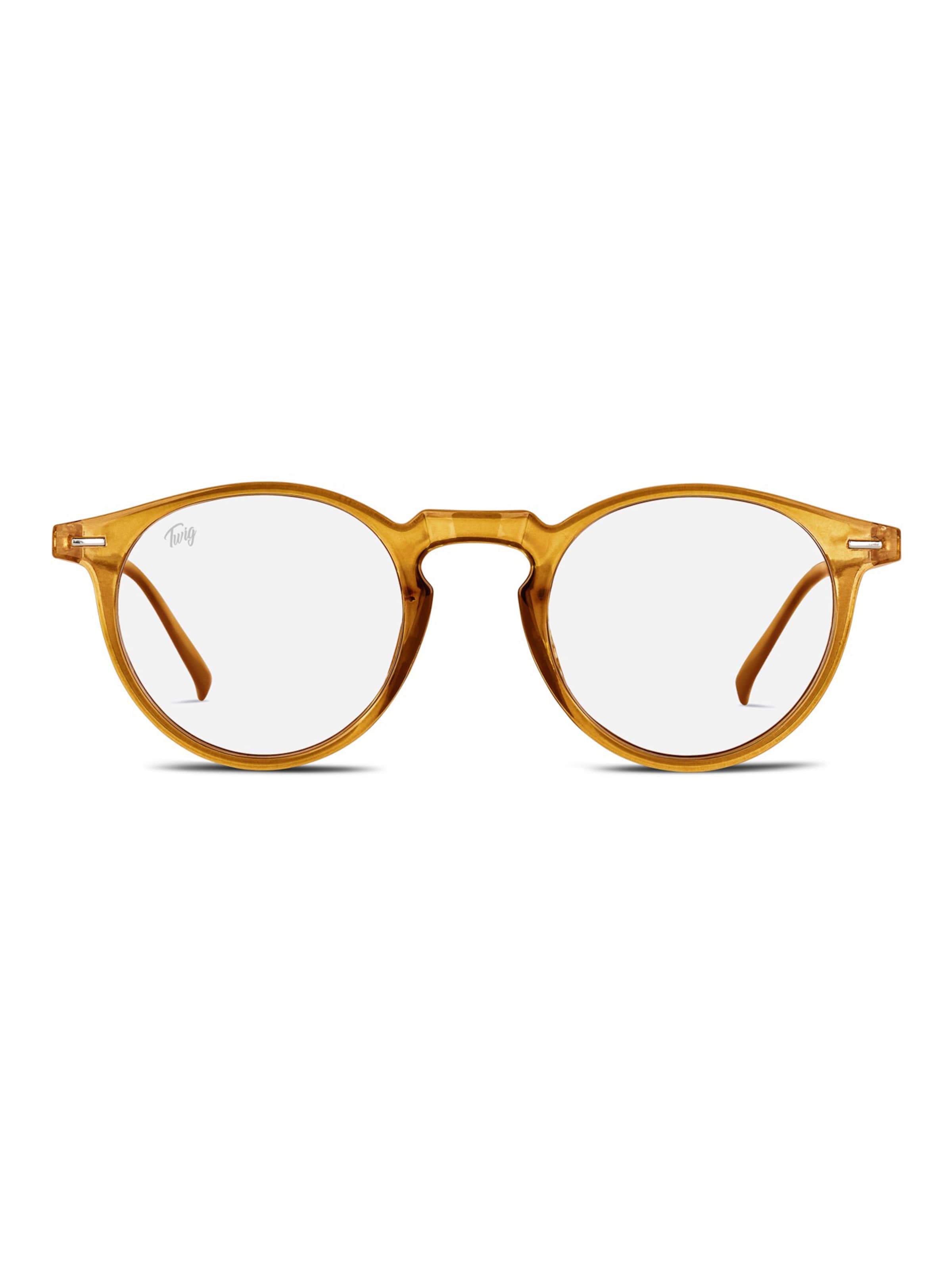 TWIG Concept Milano Glasses 'Watson BlueLight' in Yellow: front