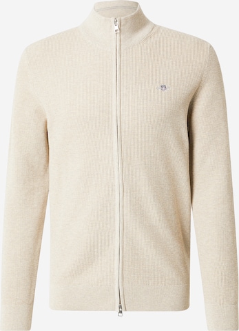 GANT Вязаная кофта в Бежевый: спереди