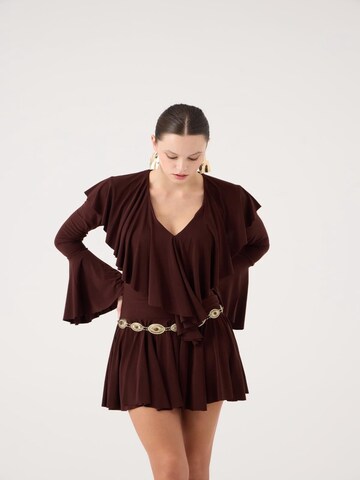 HOLLY LOLLY Kleid in Braun