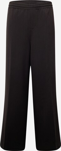 Wide Leg Pantalon 'Gabriel' WEEKDAY en noir : devant