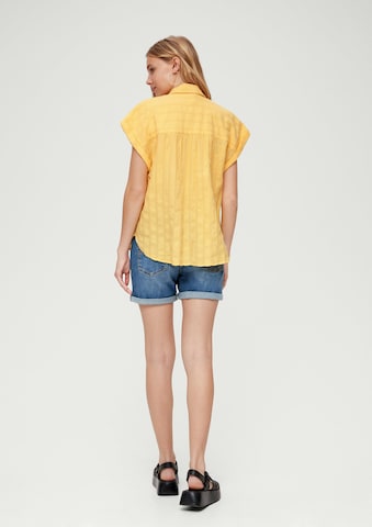 QS Bluzka w kolorze żółty