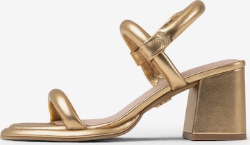 BRONX Sandals 'New-Jagger' in Gold: front