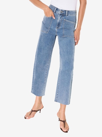Friends Like These Wide Leg Jeans in Blau: Vorderseite