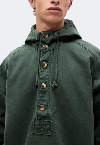 Geacă de primăvară-toamnă de la Abercrombie & Fitch pe verde