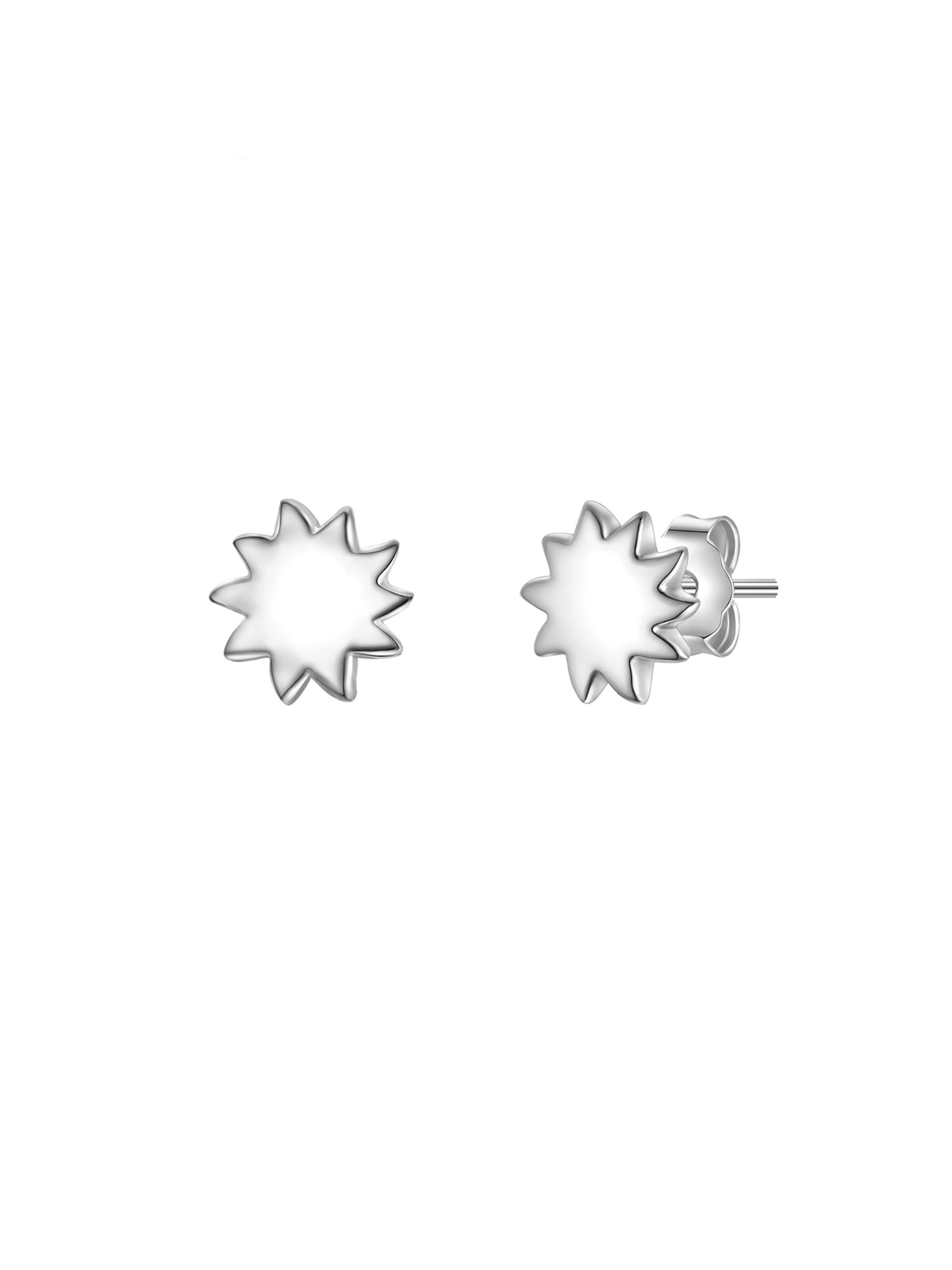 Boucles d'oreilles Glanzstücke München en argent : devant