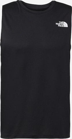 THE NORTH FACE - Camiseta funcional en negro: frente