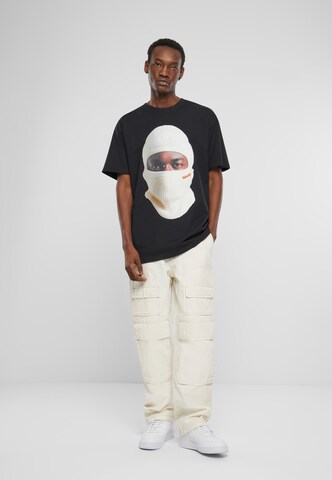 Forgotten Faces Shirt 'White Balaklava' in Black