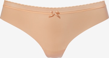 LASCANA String 'SEAMLESS' in Beige: Vorderseite