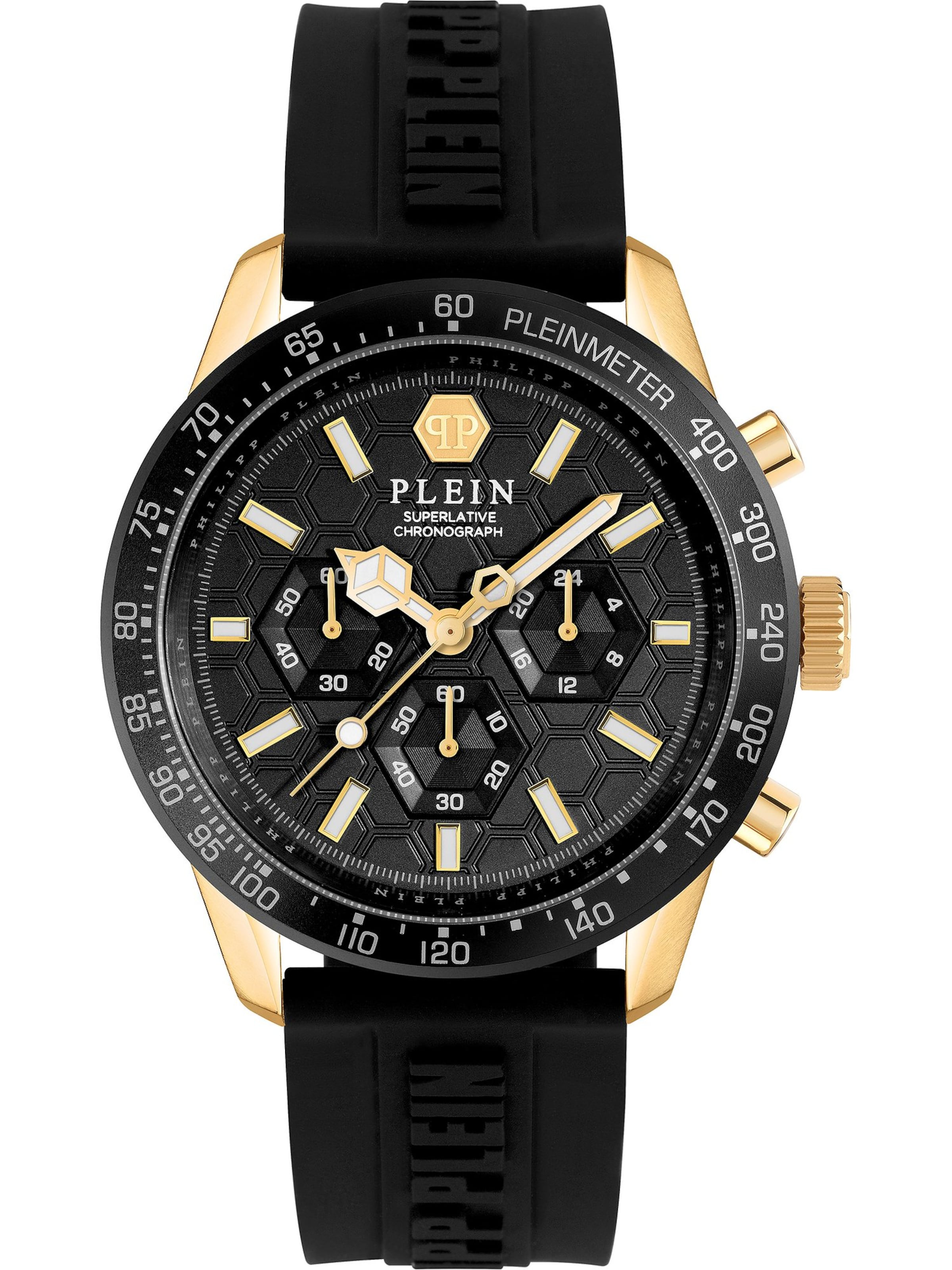 Montre à affichage analogique Philipp Plein Watches en noir : devant