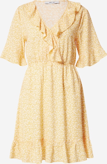 ABOUT YOU Kleid 'Rea' in gelb / weiß, Produktansicht