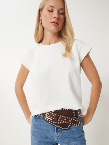 Happiness İstanbul Μπλουζάκι σε λευκό