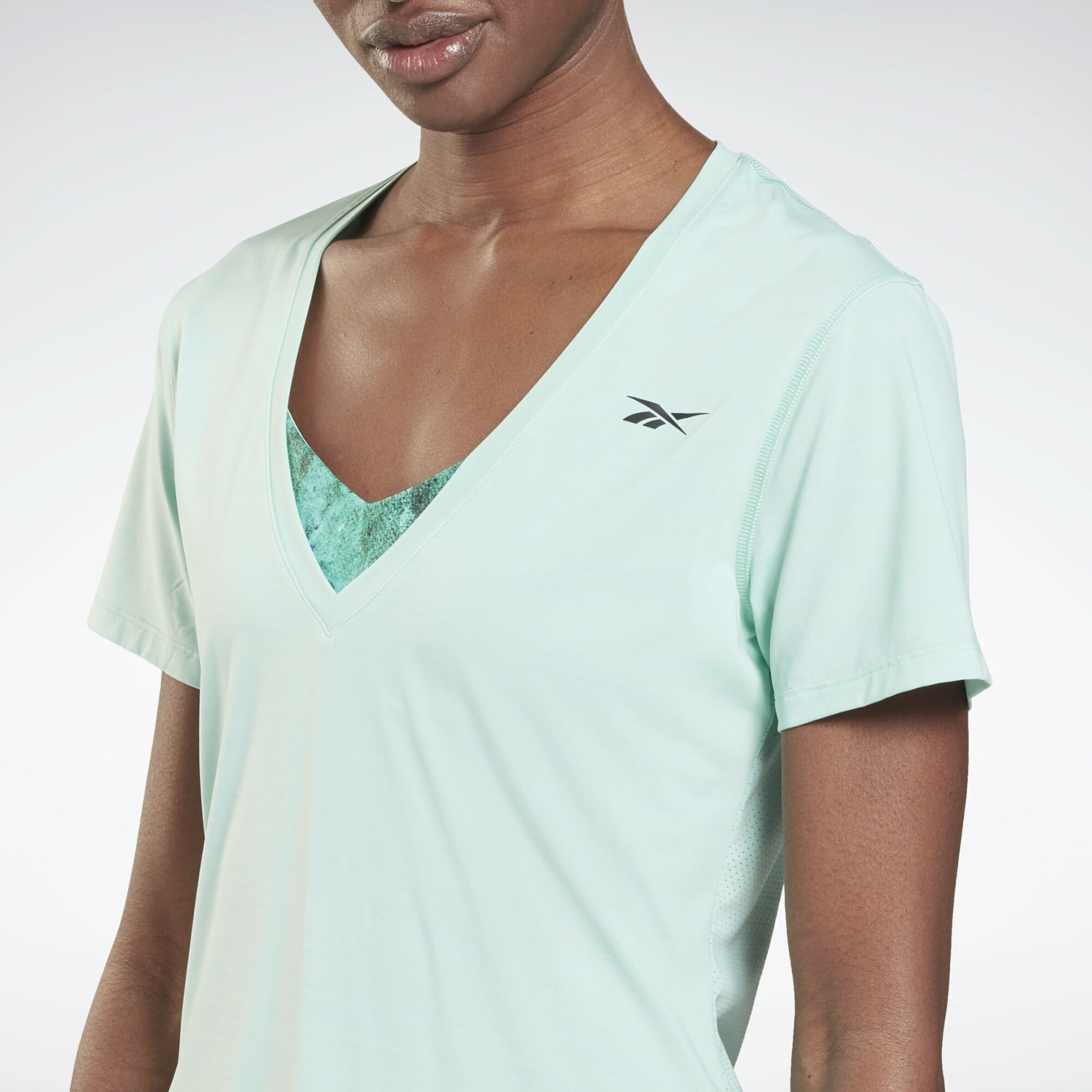 Frauen Sportarten Reebok Sport T-Shirt 'Athletic' in Mint - DF97586 Frauen Sportarten Reebok Sport T-Shirt 'Athletic' in Mint - DF97586