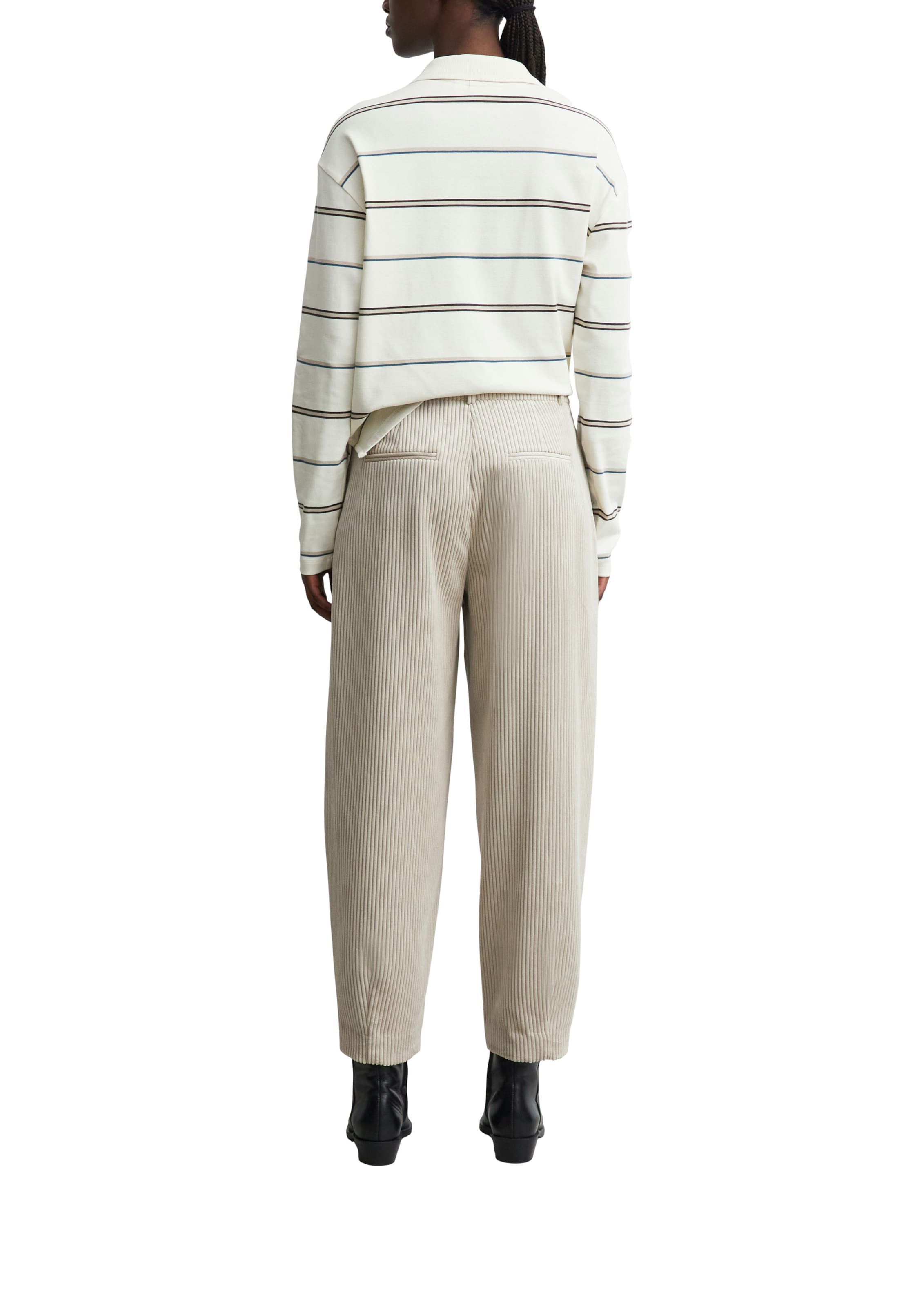COMMA Vat Broek in Beige: terug