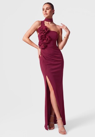 Ombre Avondjurk in Rood: voorkant