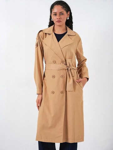 Bigdart Tussenmantel 'Trenchcoats' in Beige: voorkant