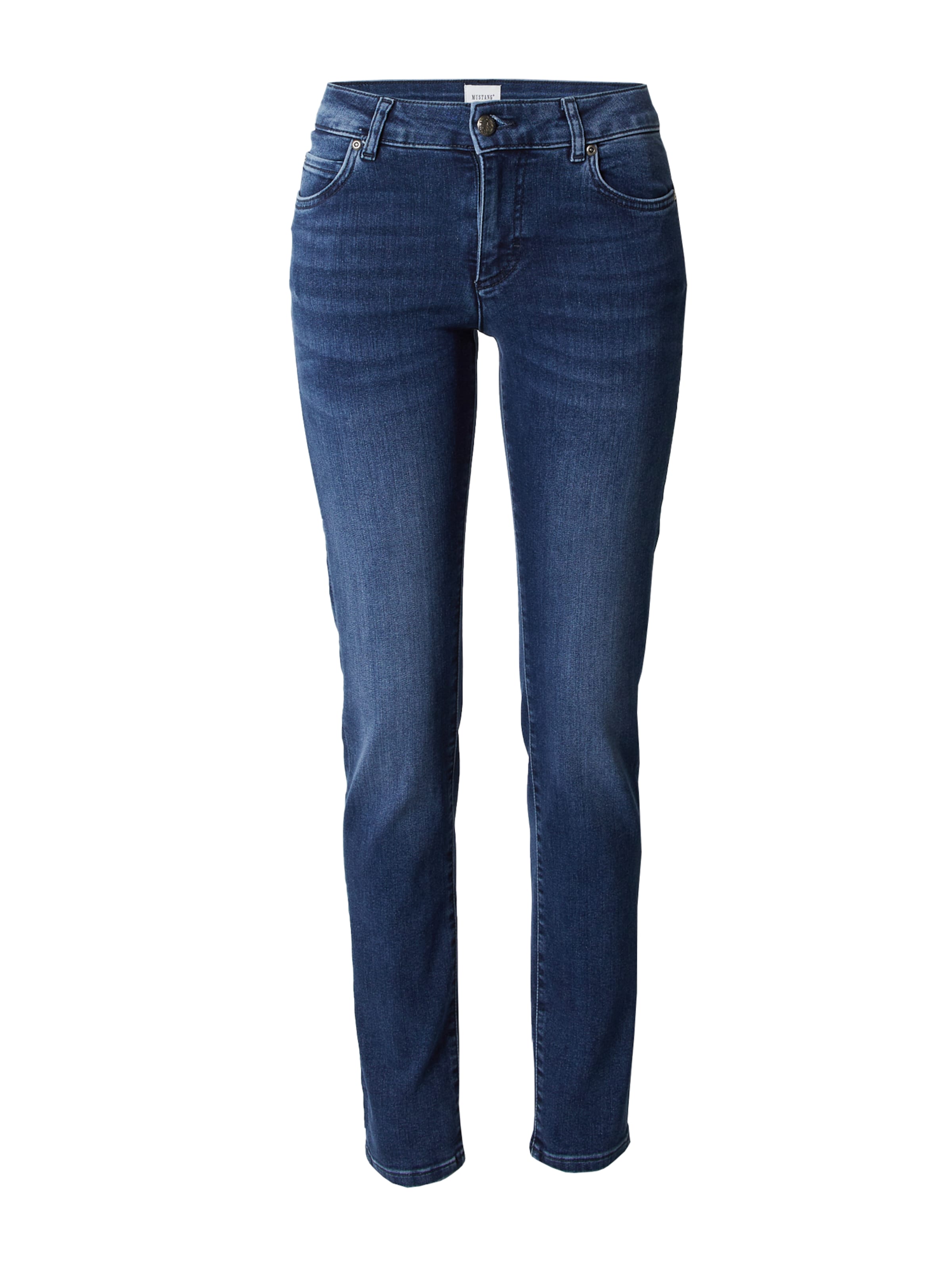 MUSTANG - Regular Calças de ganga 'Crosby' em azul: frente