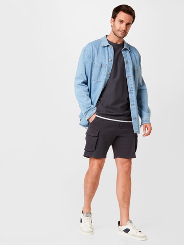 TOM TAILOR DENIM Regular Shorts in Grau