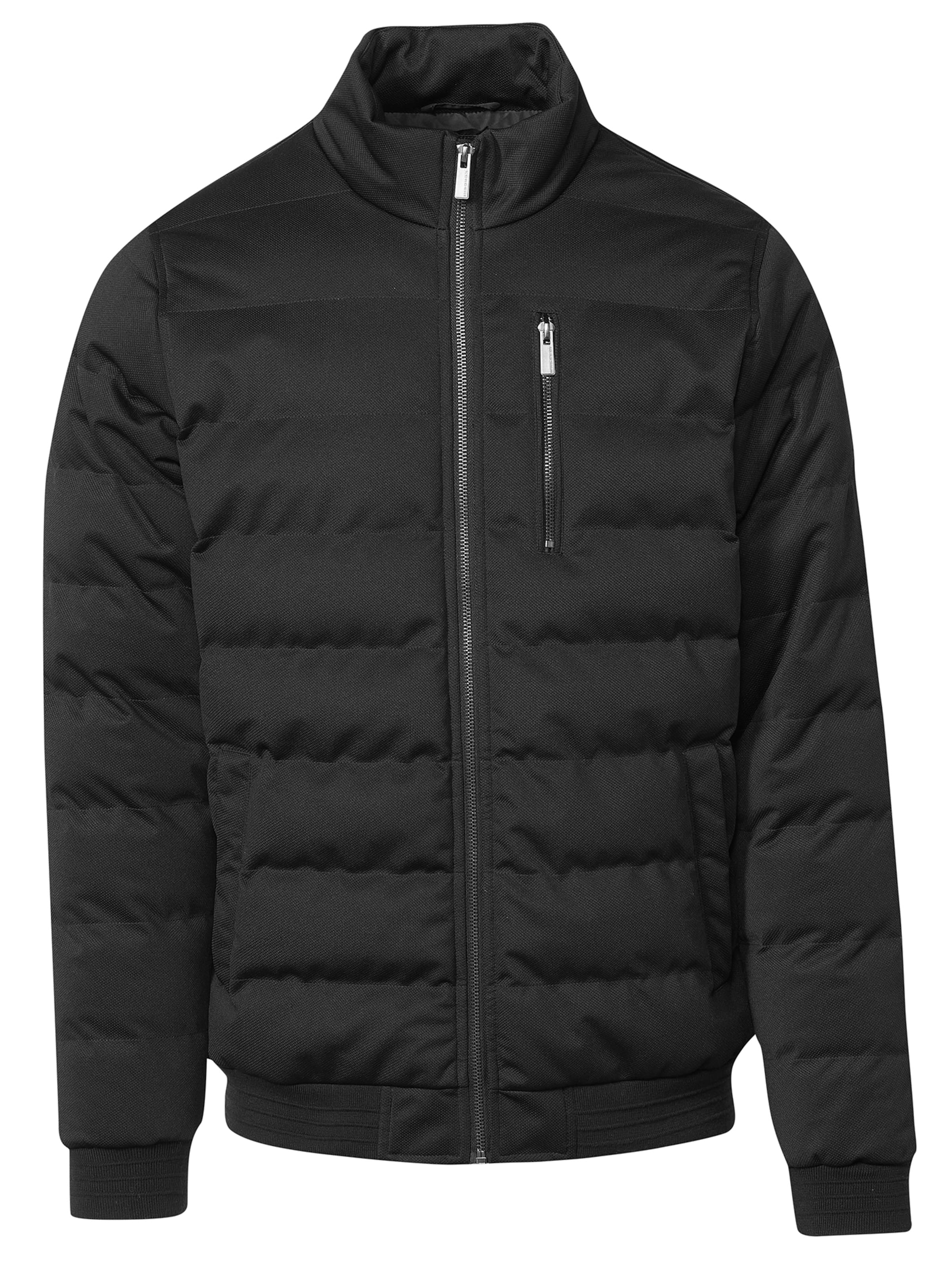 KOROSHI Prechodná bunda - Čierna: predná strana