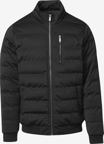 KOROSHI Between-season jacket in Black: front