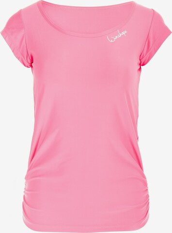 T-shirt fonctionnel 'AET106' Winshape en rose : devant