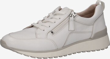 CAPRICE Athletic Lace-Up Shoes in White: front