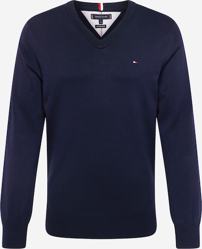 TOMMY HILFIGER Trui in de kleur Navy / Offwhite, Productweergave