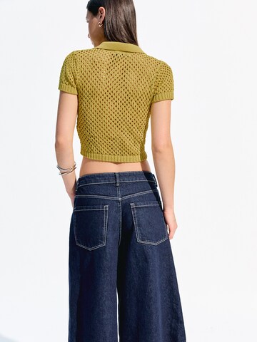 Bershka Póló - sárga