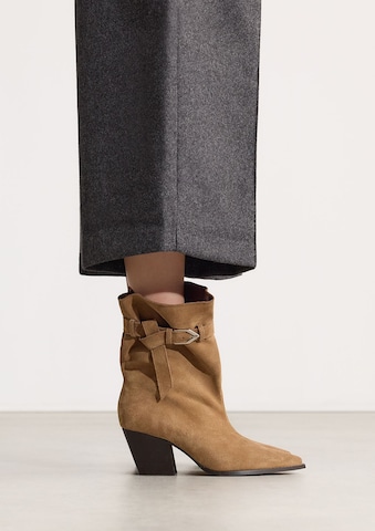 SACHA Stiefelette in Beige