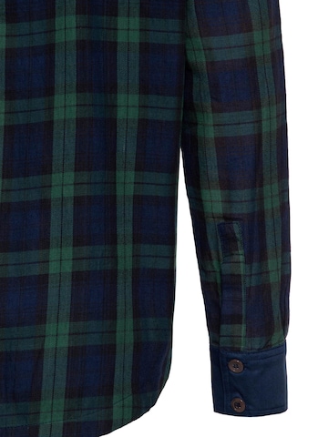 King Kerosin Regular Fit Hemd in Blau