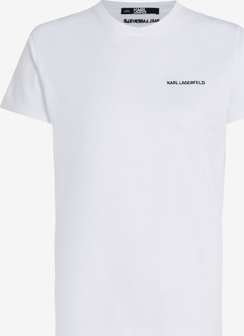 Karl Lagerfeld Shirt 'Essential' in White: front