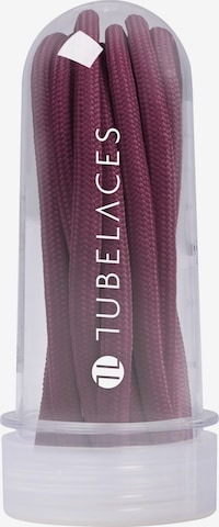 TUBELACES Shoe accessory 'Rope Solid' in Red: front