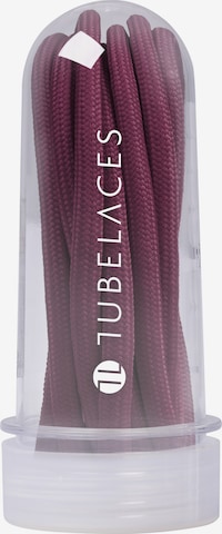 TUBELACES Shoe Accessories 'Rope Solid' in Red: front