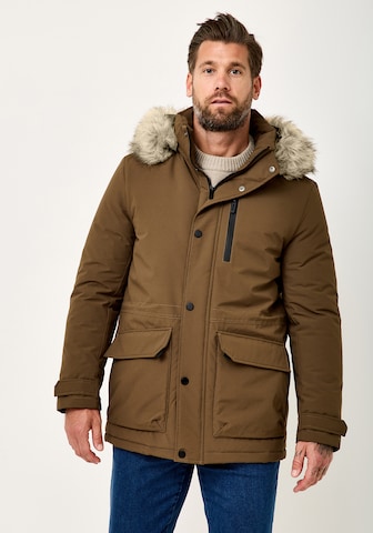 REDPOINT Winter Jacket 'EDVIN' in Brown: front