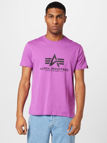 ALPHA INDUSTRIES Shirt in Roze: voorkant