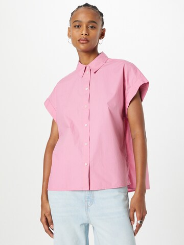 Marc O'Polo Blouse in Pink: front