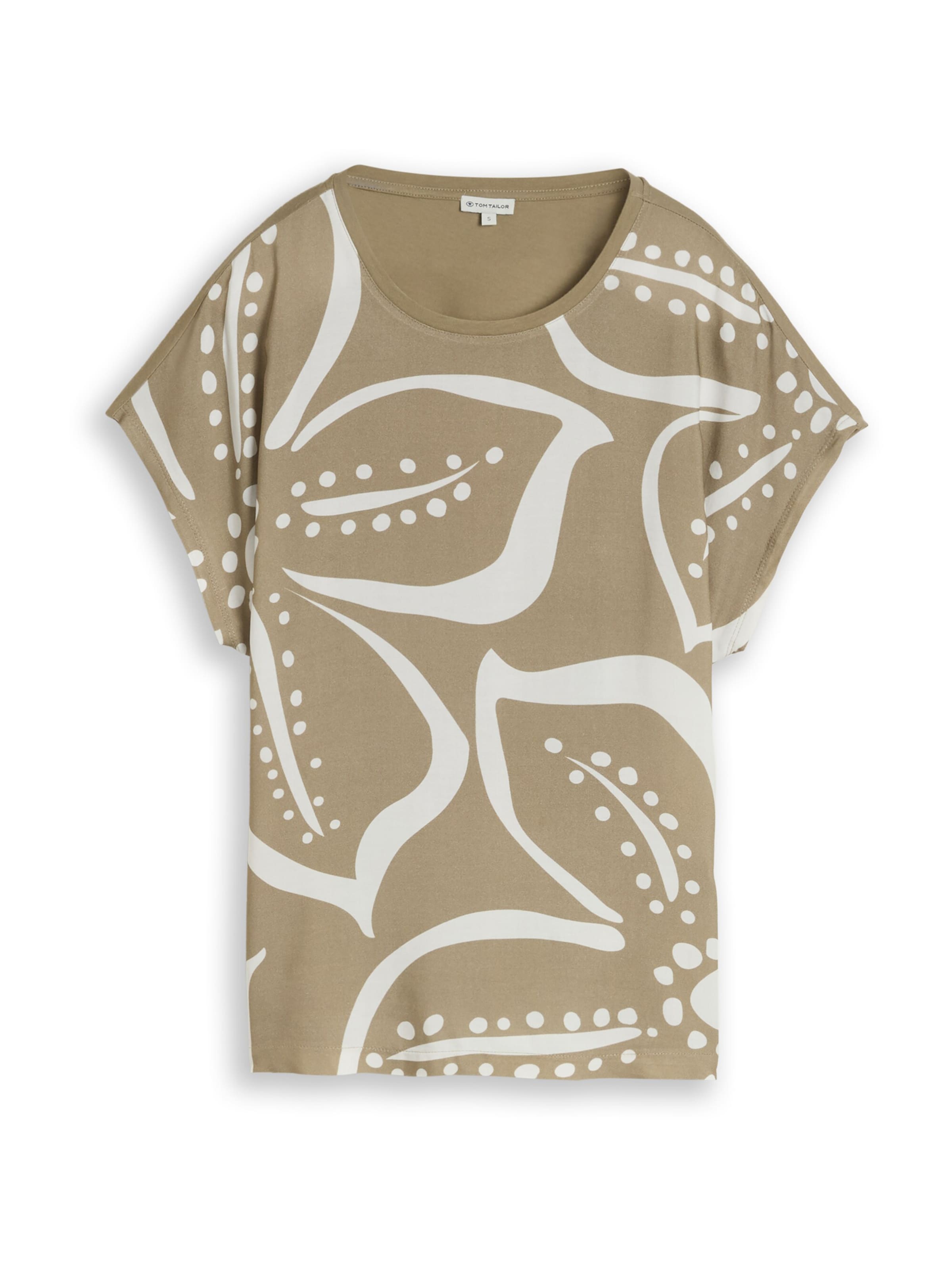 Tricou de la TOM TAILOR pe verde: față