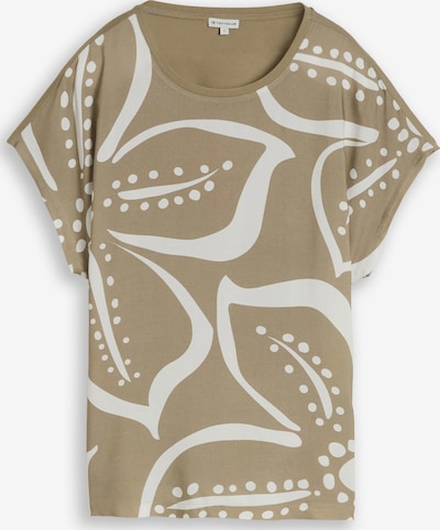 TOM TAILOR Paita koossa XS värissä khaki / offwhite, Tuotenäkymä