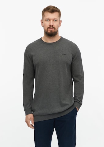 Pull-over s.Oliver en gris : devant