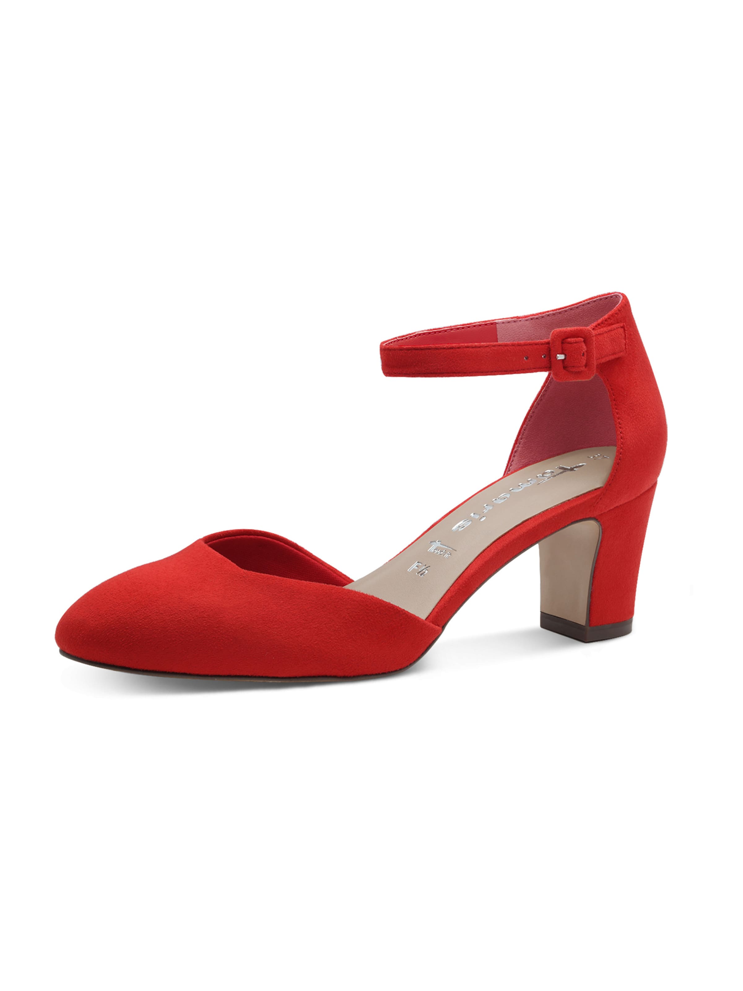 Pumps de la Tamaris pe roșu: față