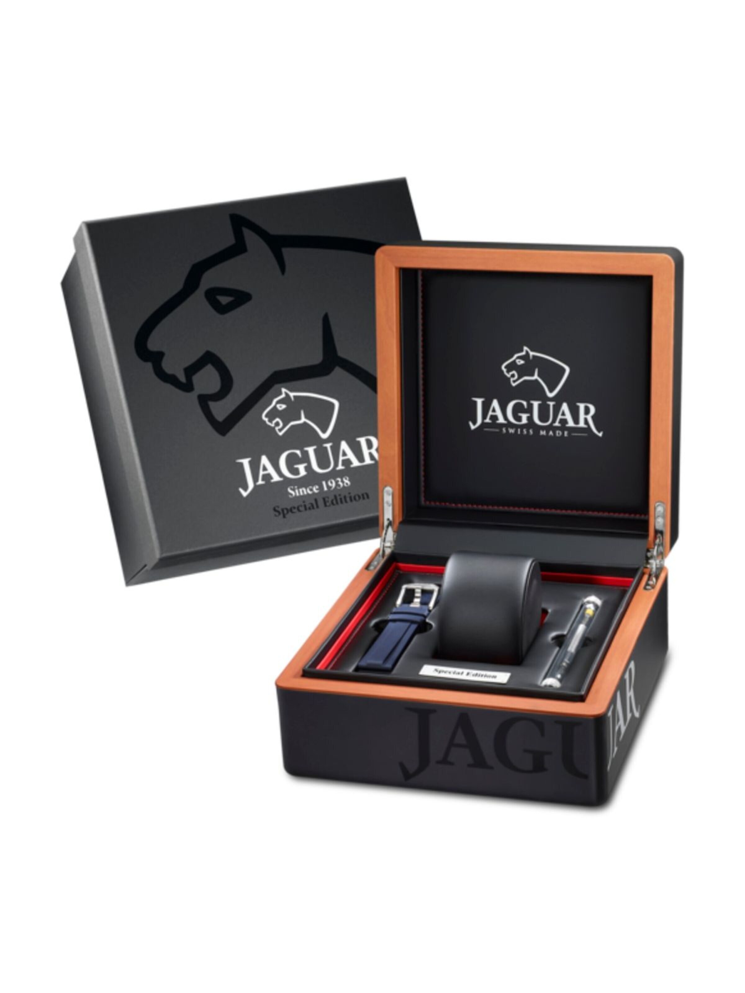 Montre à affichage analogique Jaguar en noir