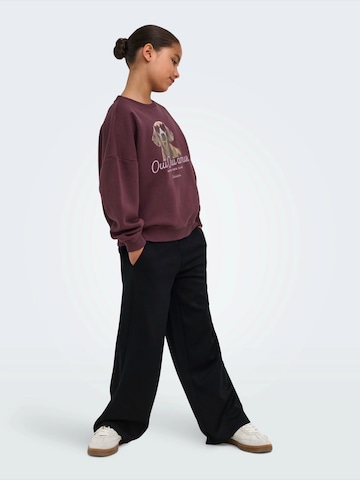 ONLY GIRLS Sweatshirt 'KOGBILA' in Brown